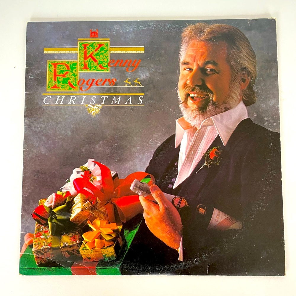 Vintage  1981 Kenny Rogers Christmas record album